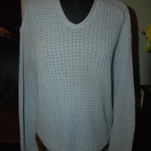 NWOT Liz Claiborne Sport Waffle Pullover - Picture 2 of 5